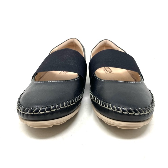 Pikolinos Riola W3Y-2580 Black Leather Ballet Flats Size 37 New in Box - Picture 3 of 7